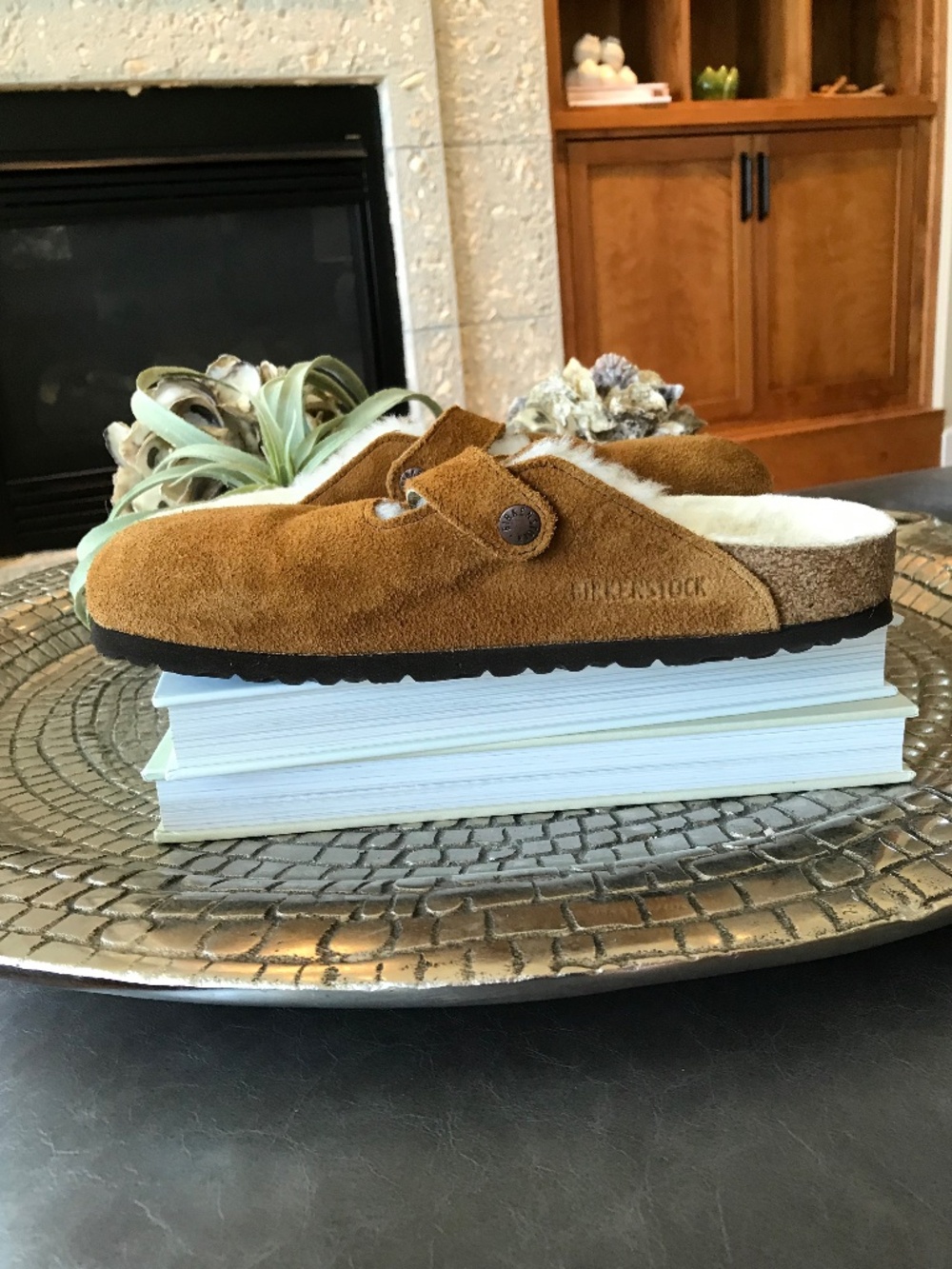 BOHO-CHIC 🔥BIRKENSTOCK BOSTON SUEDE SHERLING COMFY CLOG - Picture 11 of 13